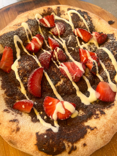 Strawberry & Chocolate Dessert Pizza