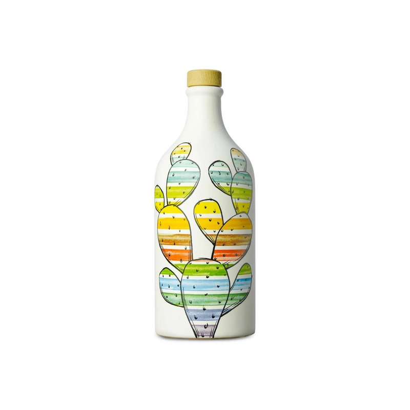 Load image into Gallery viewer, Muraglia Prickly Pear Ceramic Jar Olive Oil - 500ml
