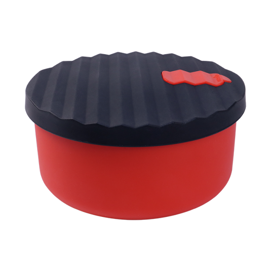 Silicone Pizza Dough Box - 700ml Stackable Fermentation Containers with Airtight Lids