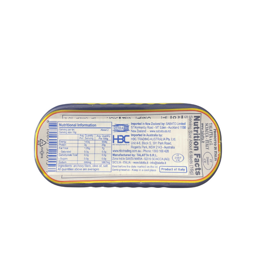 Talatta Anchovies in Olive Oil 48G