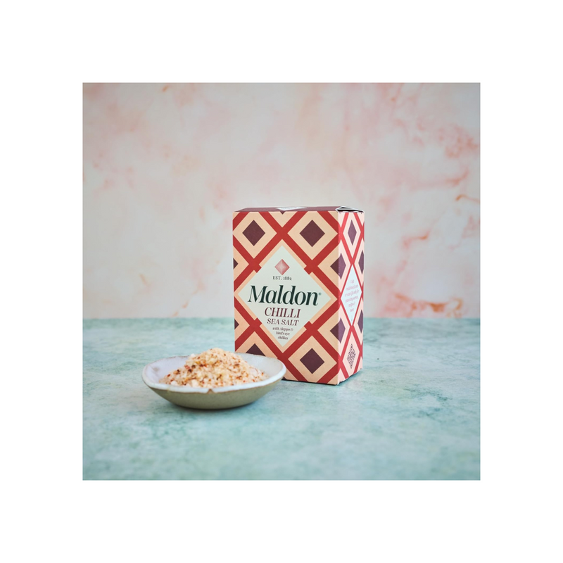 Load image into Gallery viewer, Maldon Chilli Sea Salt Flakes 100g Box
